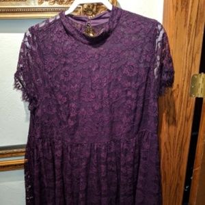 Purple Lace Torrid Dress